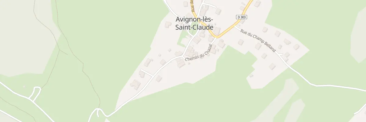 Plan du 4 Che du Chazal à Avignon-lès-Saint-Claude