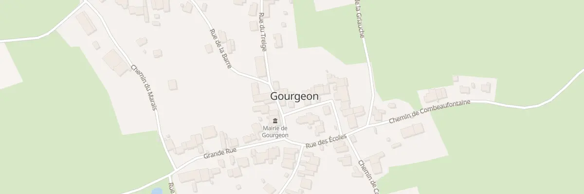 Plan du 1 Rue Derriere l’Eglise à Gourgeon