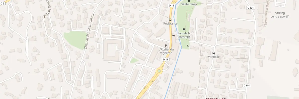 Plan du 40 Che La Baume à Ollioules
