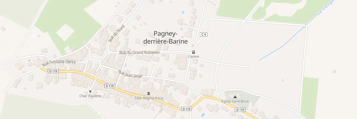 Plan du 151 Rue du Général de Gaulle à Pagney-derrière-Barine