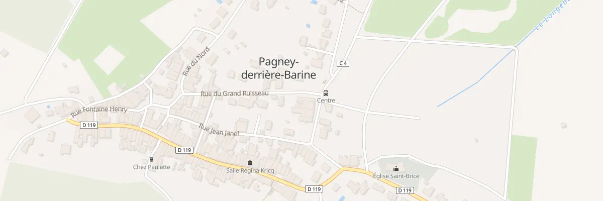 Plan du 157 Rue du Général de Gaulle à Pagney-derrière-Barine