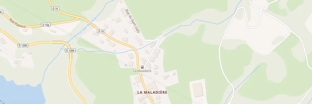 Plan du 16 Rue du Nant Galy à Valserhône