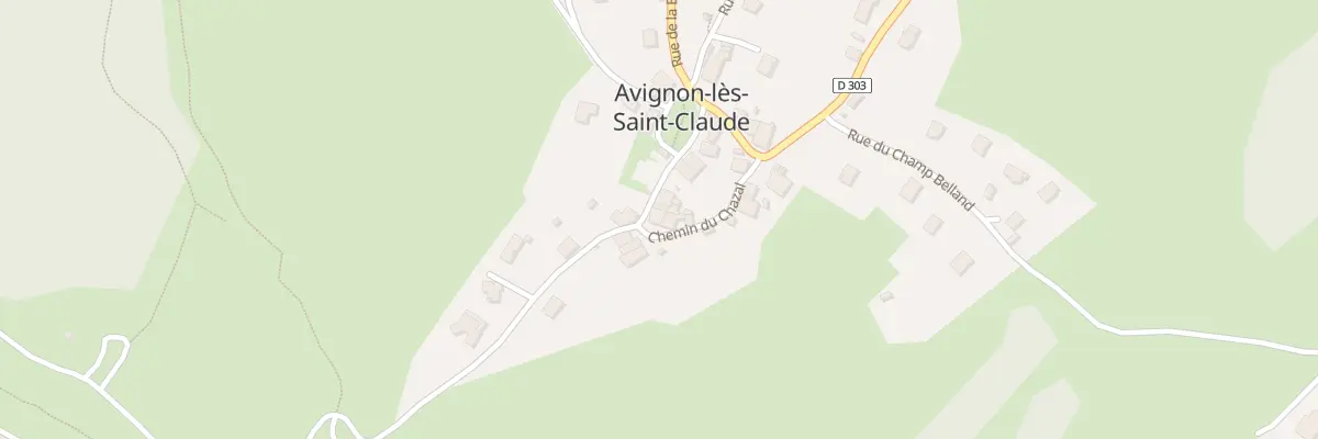 Plan du 1 Che du Chazal à Avignon-lès-Saint-Claude