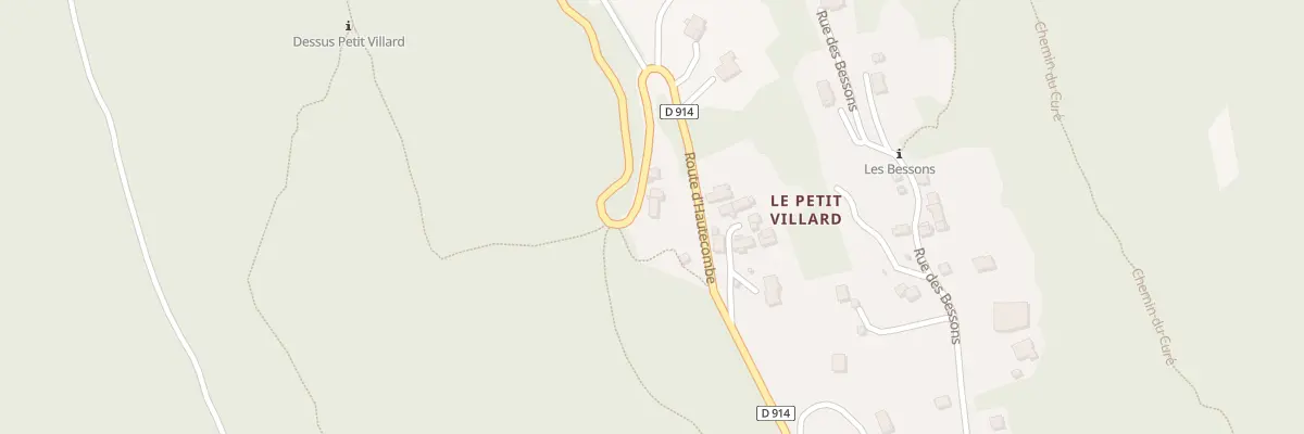 Plan du 5103F Le Petit Villard à La Chapelle-du-Mont-du-Chat