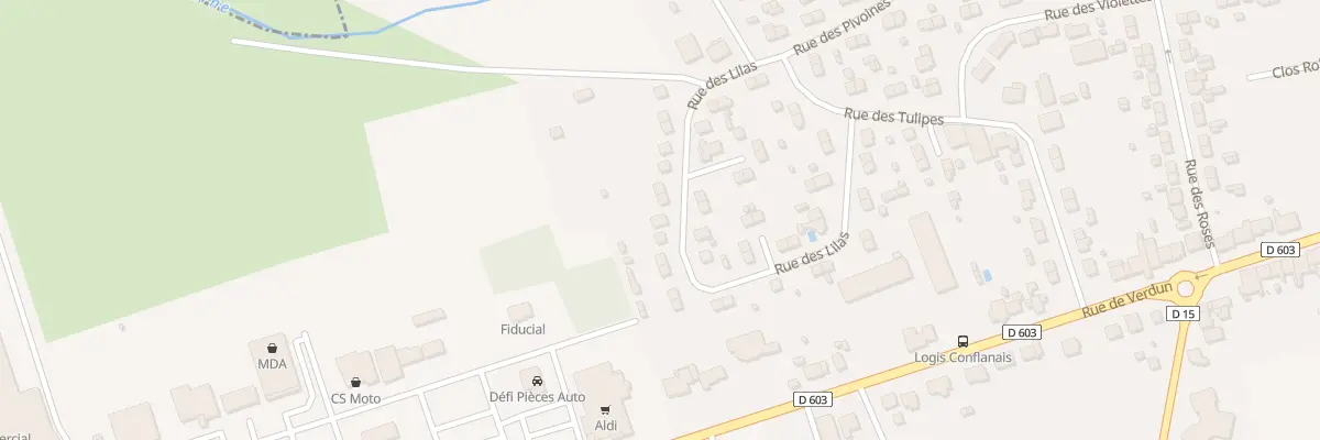 Plan du 35 Rue des Lilas à Conflans-en-Jarnisy