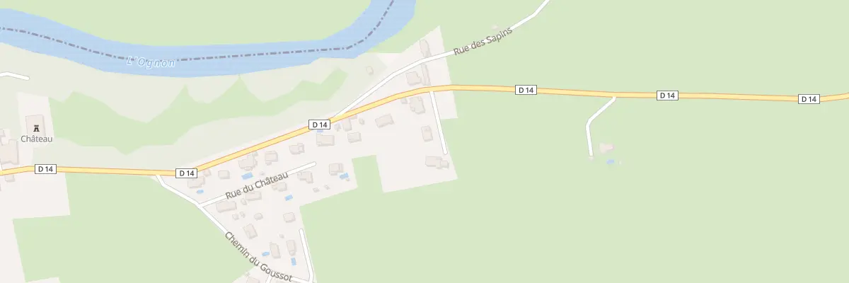 Plan du 4 Rue du Champ Potot à Chevigney-sur-l’Ognon