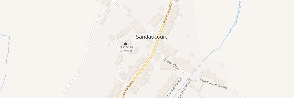 Plan du 19 Rue de Fèvre à Sandaucourt