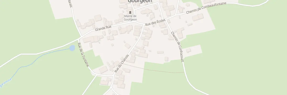 Plan du 9 Rue du Chanois à Gourgeon