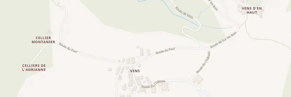Plan du 5485 Vens à Seyssel