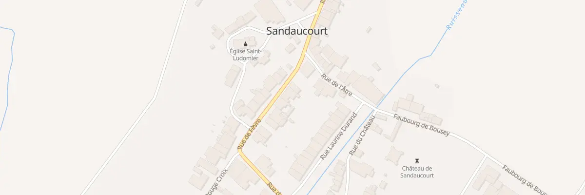 Plan du 16 Rue de Fèvre à Sandaucourt
