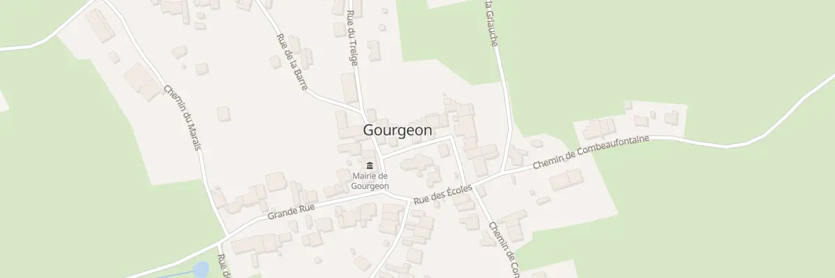 Plan du 5 Rue Derriere l’Eglise à Gourgeon