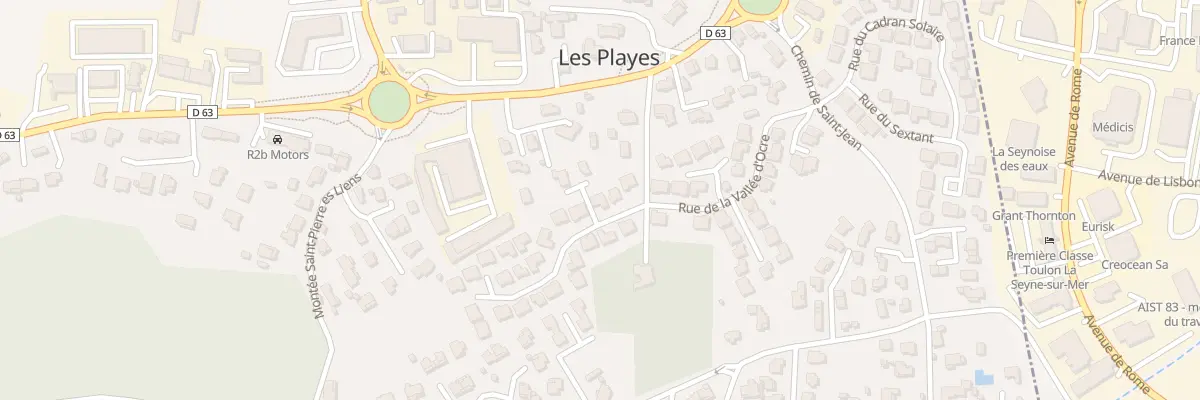 Plan du 232 Rue de la Vallée d’Ocre à Six-Fours-les-Plages