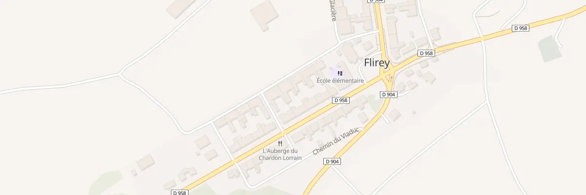 Plan du 8 Rue du Jury à Flirey