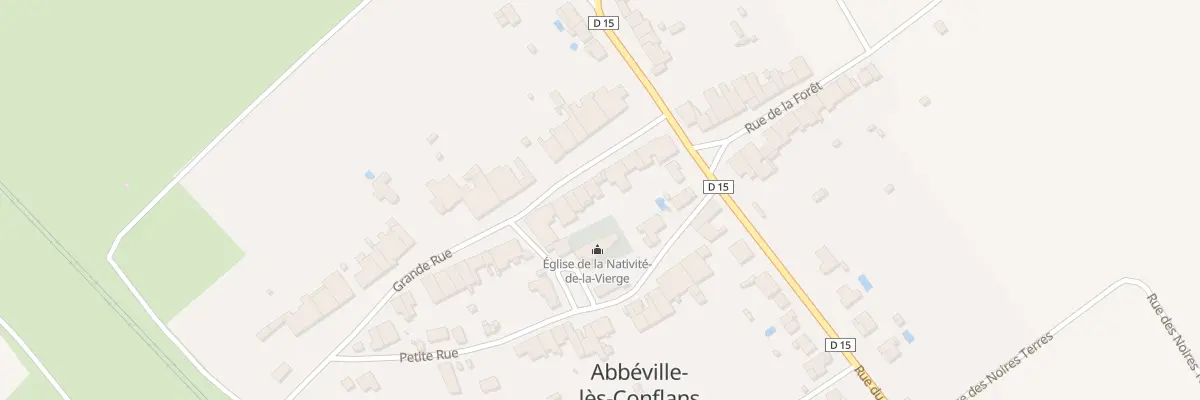 Plan du 6 Gr Grande Rue à Abbéville-lès-Conflans