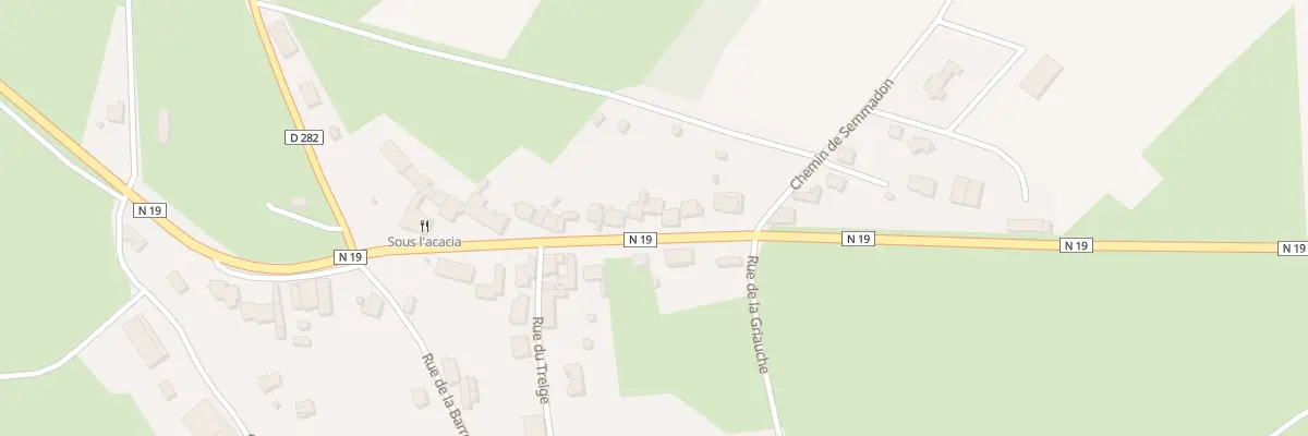 Plan du 16A Rue de Vesoul à Gourgeon
