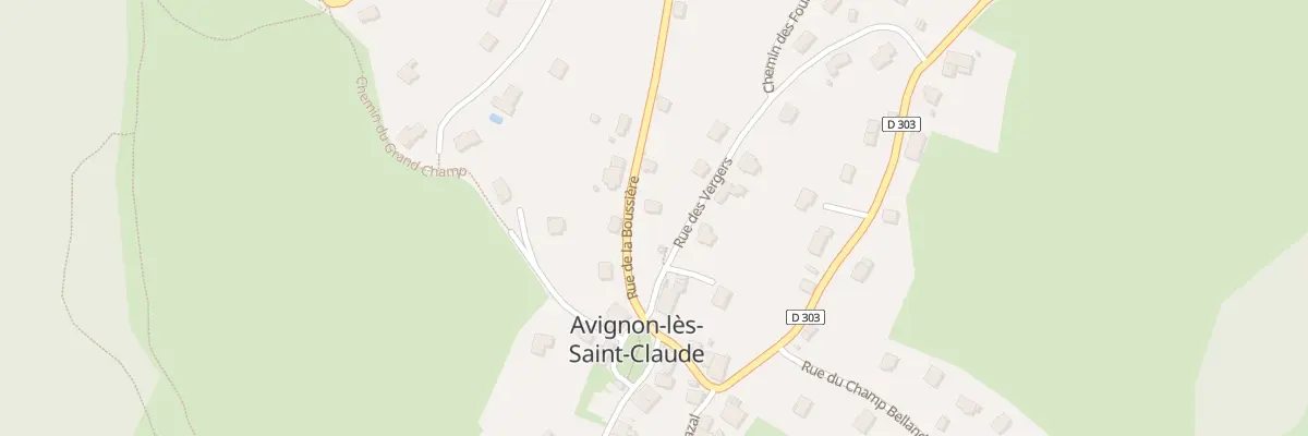 Plan du 2 Rue de la Boussière à Avignon-lès-Saint-Claude