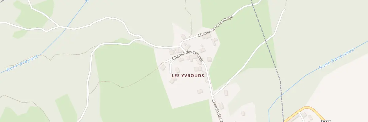 Plan du 325 Che des Yvrouds à Saint-Sulpice