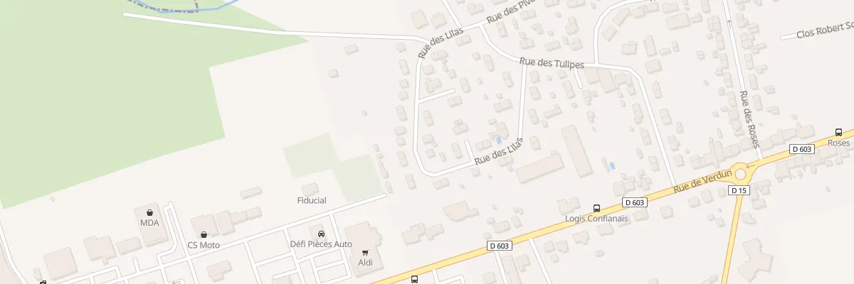 Plan du 28 Rue des Lilas à Conflans-en-Jarnisy