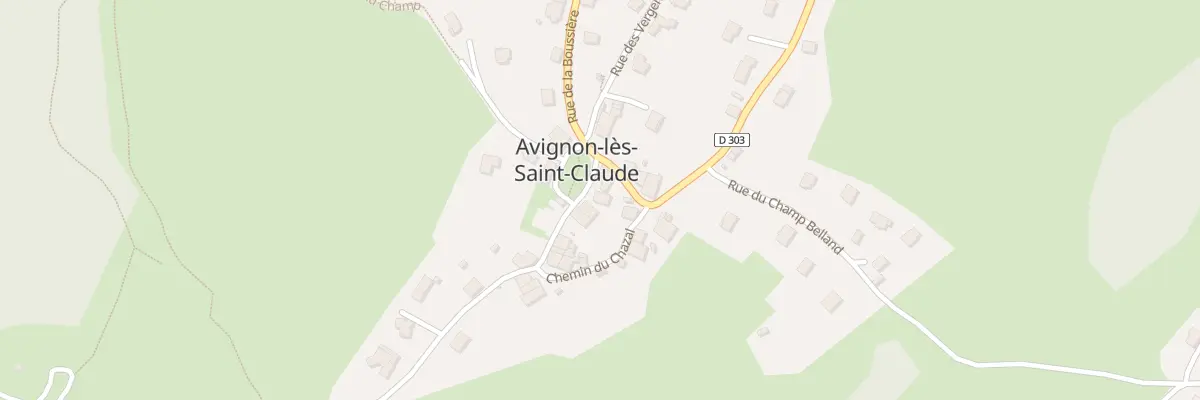 Plan du 3 Che de la Bataille à Avignon-lès-Saint-Claude