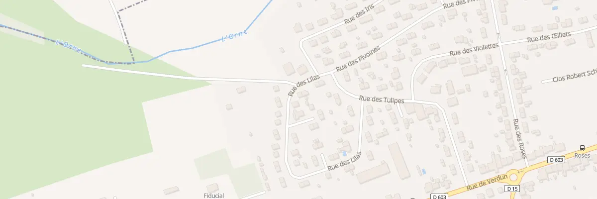 Plan du 2 Rue des Pivoines à Conflans-en-Jarnisy