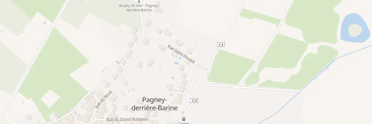 Plan du 107 Rue des Acacias à Pagney-derrière-Barine