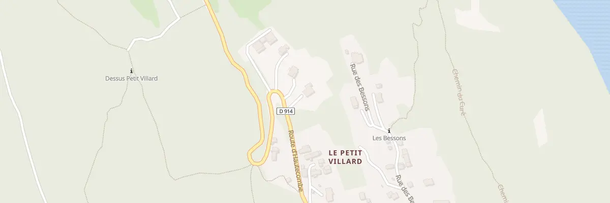 Plan du 5132F Le Petit Villard à La Chapelle-du-Mont-du-Chat