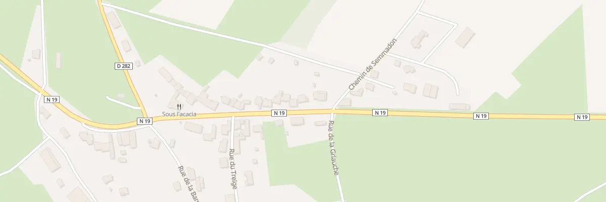 Plan du 20 Rue de Vesoul à Gourgeon