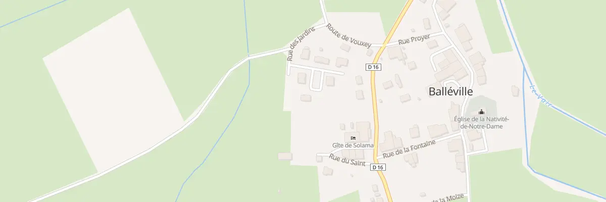 Plan du 7 Rue des Jardins à Balléville