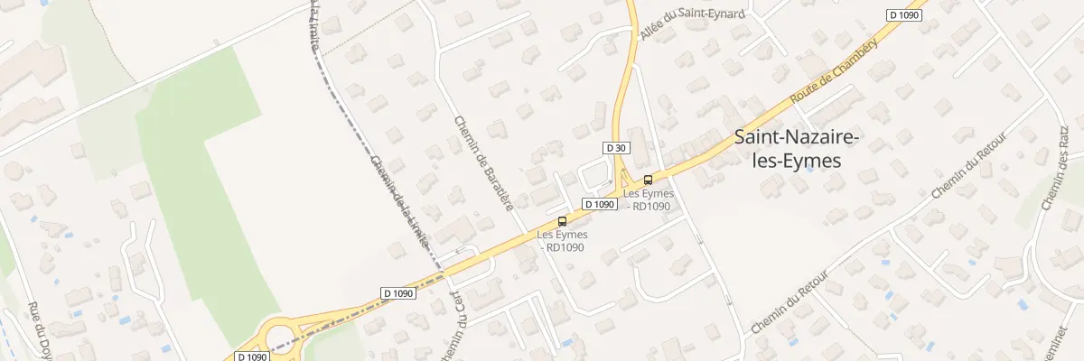 Plan du 824 Rte de Chambery à Saint-Nazaire-les-Eymes