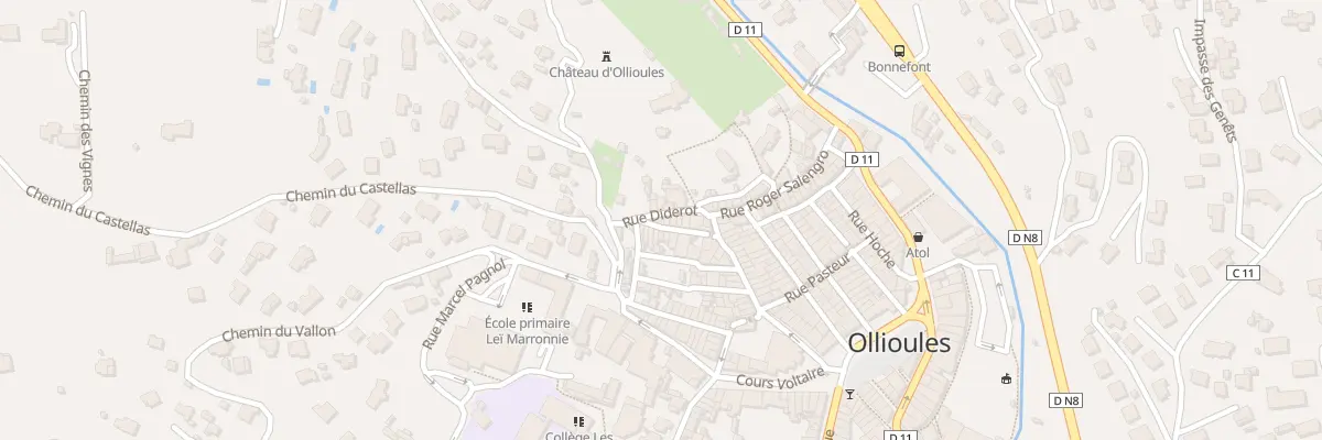 Plan du 7 Rue Diderot à Ollioules