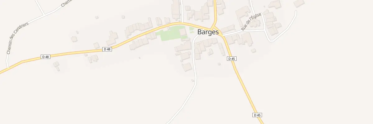 Plan du 4 Che de la Prairie à Barges