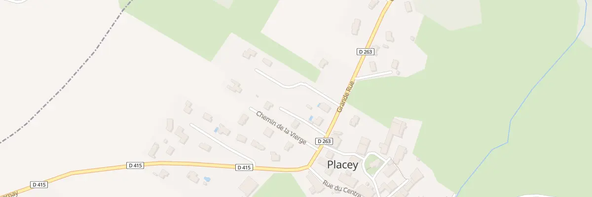 Plan du 1 Chem du Dessus de l’Aval à Placey