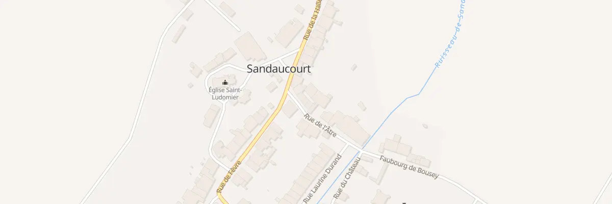 Plan du 8T Rue de l’Atre à Sandaucourt