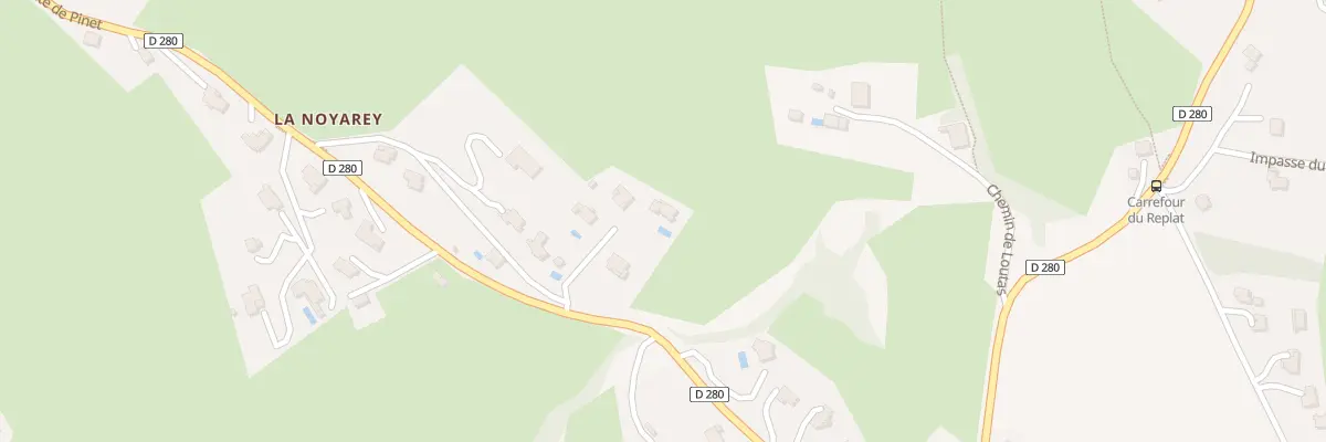 Plan du 959 Rte de Pinet à Saint-Martin-d’Uriage