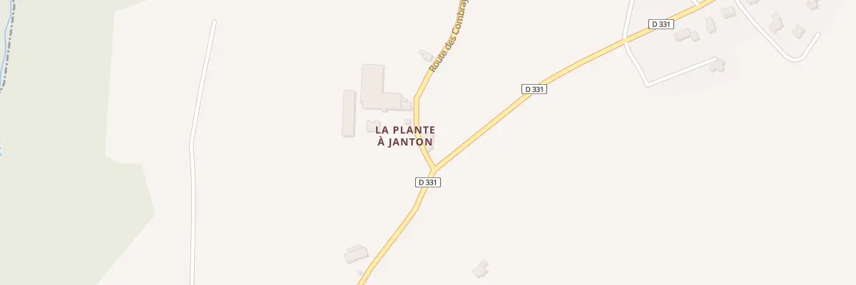 Plan du 2 Rte des Combay à Usinens
