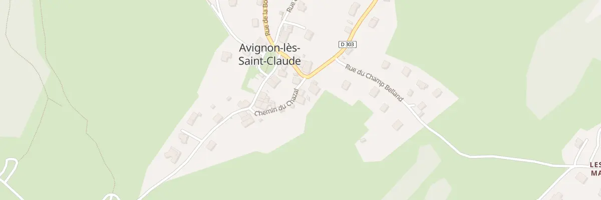 Plan du 10 Che du Chazal à Avignon-lès-Saint-Claude
