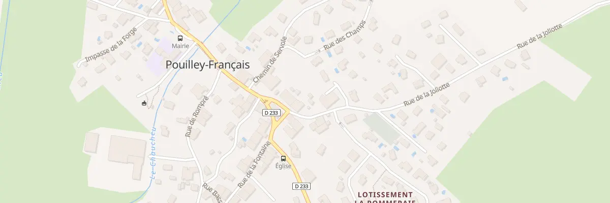 Plan du 1 Rue de la Joliotte à Pouilley-Français