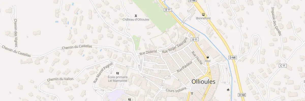 Plan du 22 Rue Diderot à Ollioules