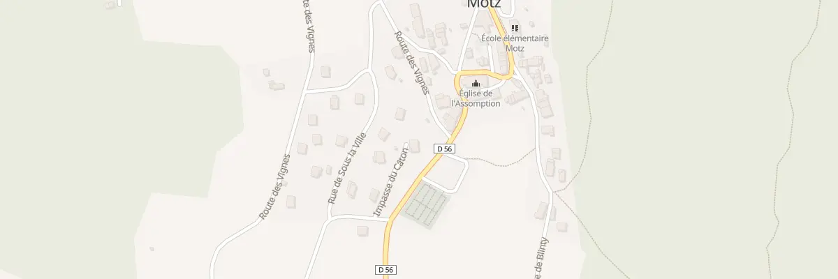 Plan du 62 Imp du Caton à Motz