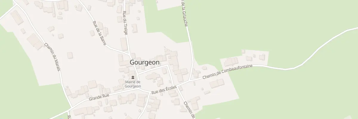 Plan du 15 Rue Derriere l’Eglise à Gourgeon