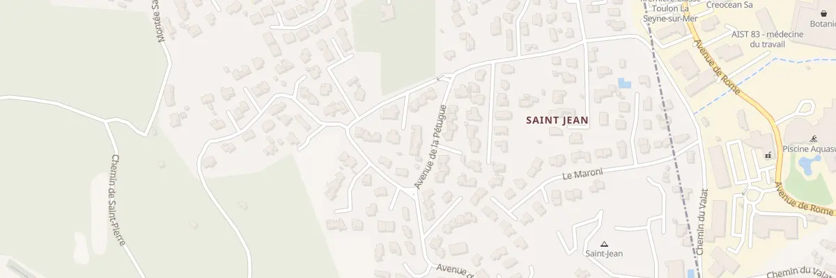 Plan du 347 Av de la Pétugue à Six-Fours-les-Plages