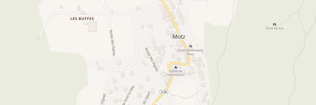 Plan du 42 Rue de la Fruitière à Motz