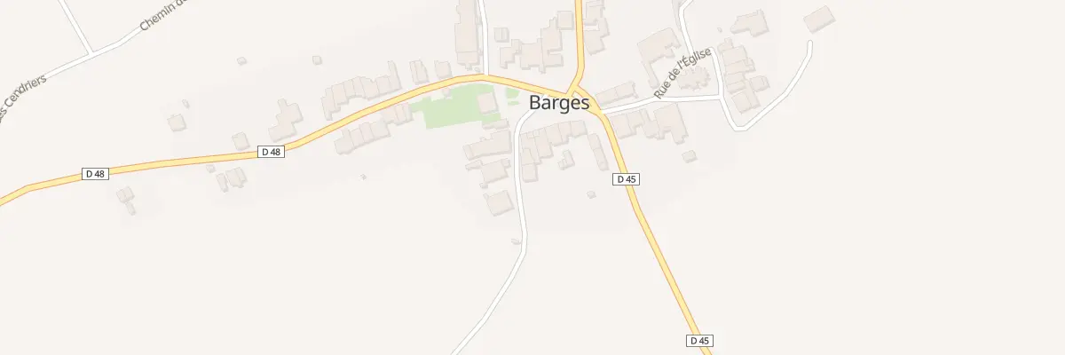 Plan du 3 Che de la Prairie à Barges