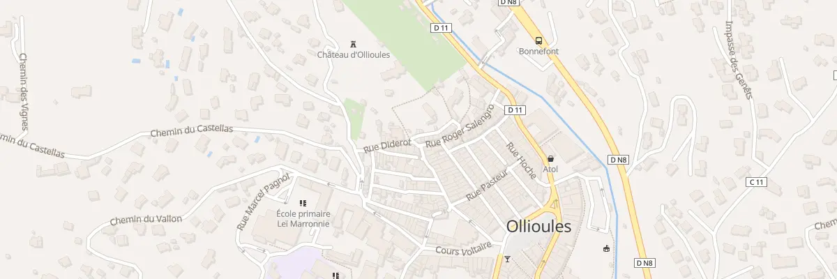 Plan du 7 Rue de l’Audience à Ollioules