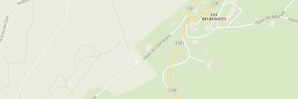 Plan du 1 Qua Les Belbenoits à Nanchez