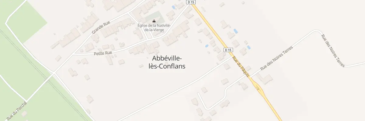 Plan du 12 Petite Rue à Abbéville-lès-Conflans