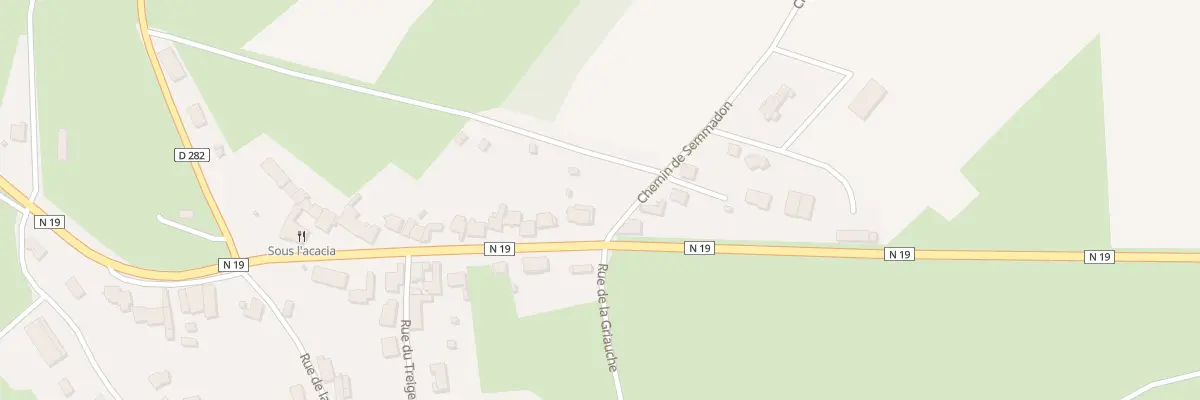 Plan du 22 Rue de Vesoul à Gourgeon