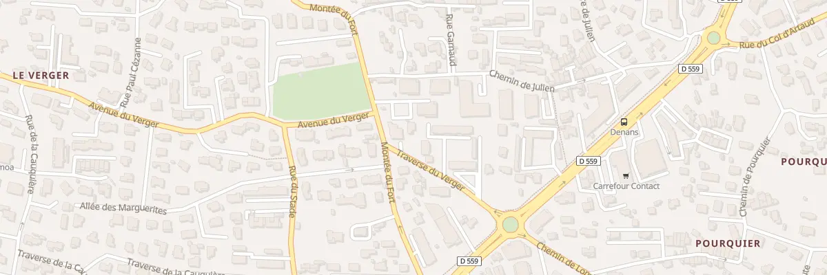 Plan du 138 Tra du Verger à Six-Fours-les-Plages
