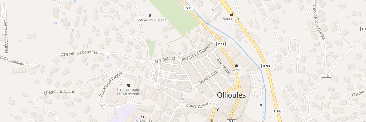 Plan du 5 Rue Diderot à Ollioules