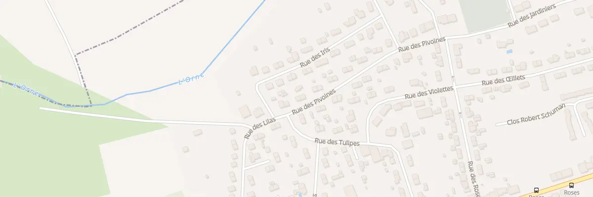 Plan du 5 Rue des Pivoines à Conflans-en-Jarnisy